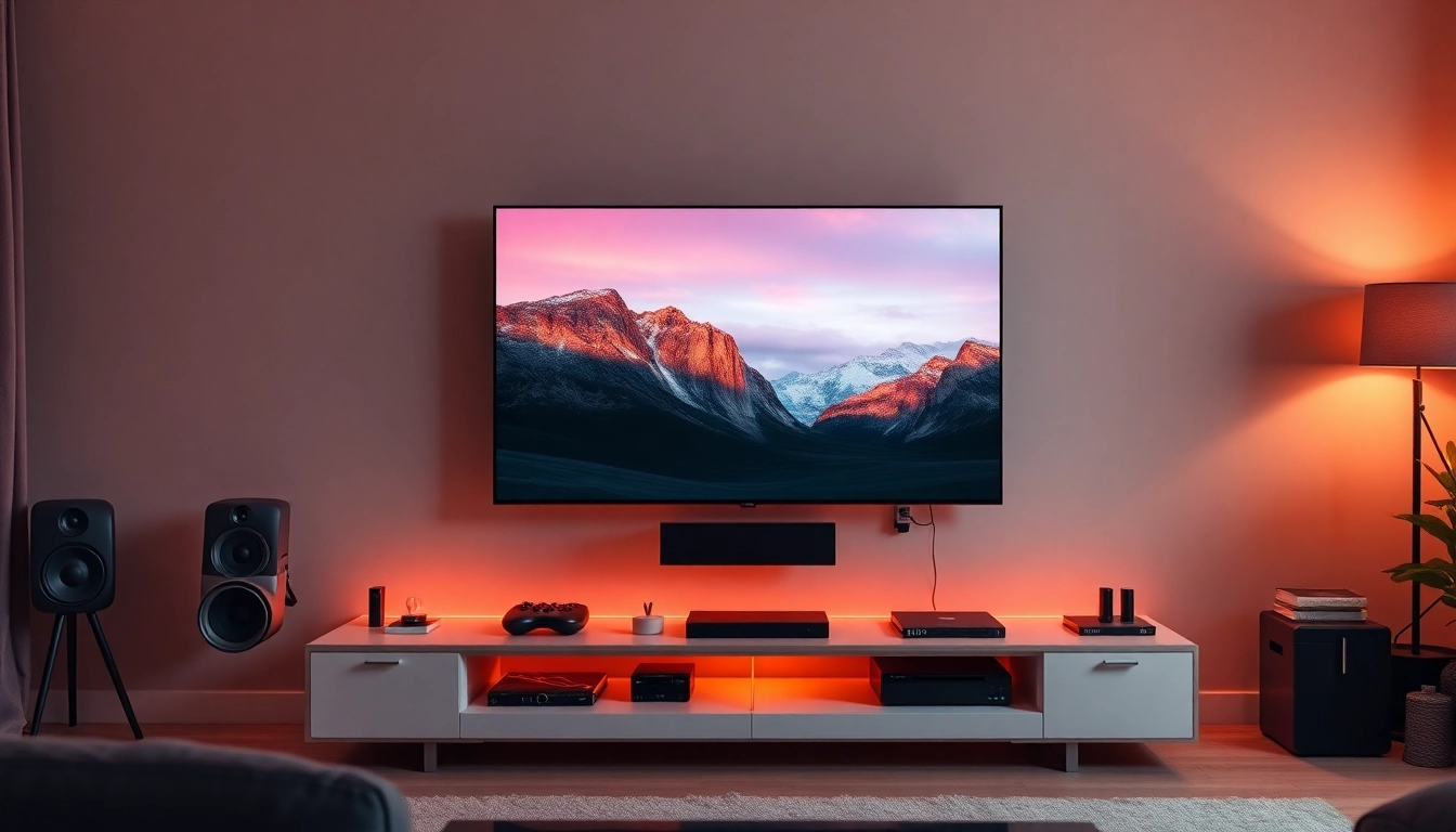 Stream live channels effortlessly with IPTV Suisse on an elegant home setup featuring sleek devices.