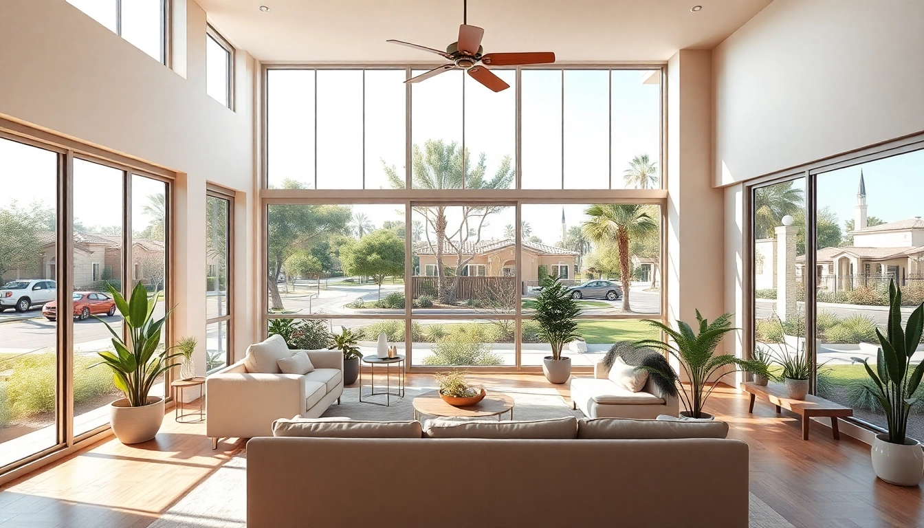 View of modern apartments in Glendale, AZ, showcasing inviting interiors and nearby scenic landscapes.