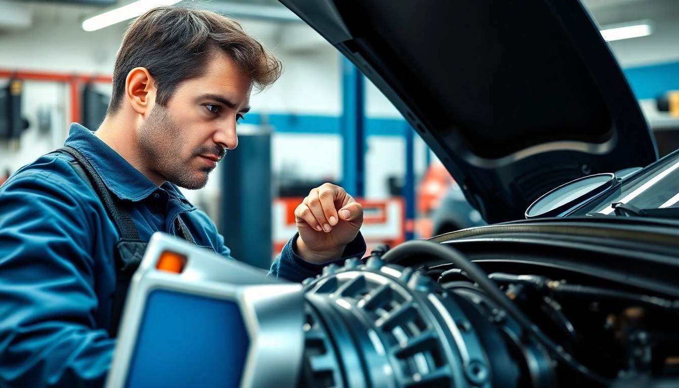 Technician demonstrating the benefits of fully synthetic motor oil during an engine oil change.