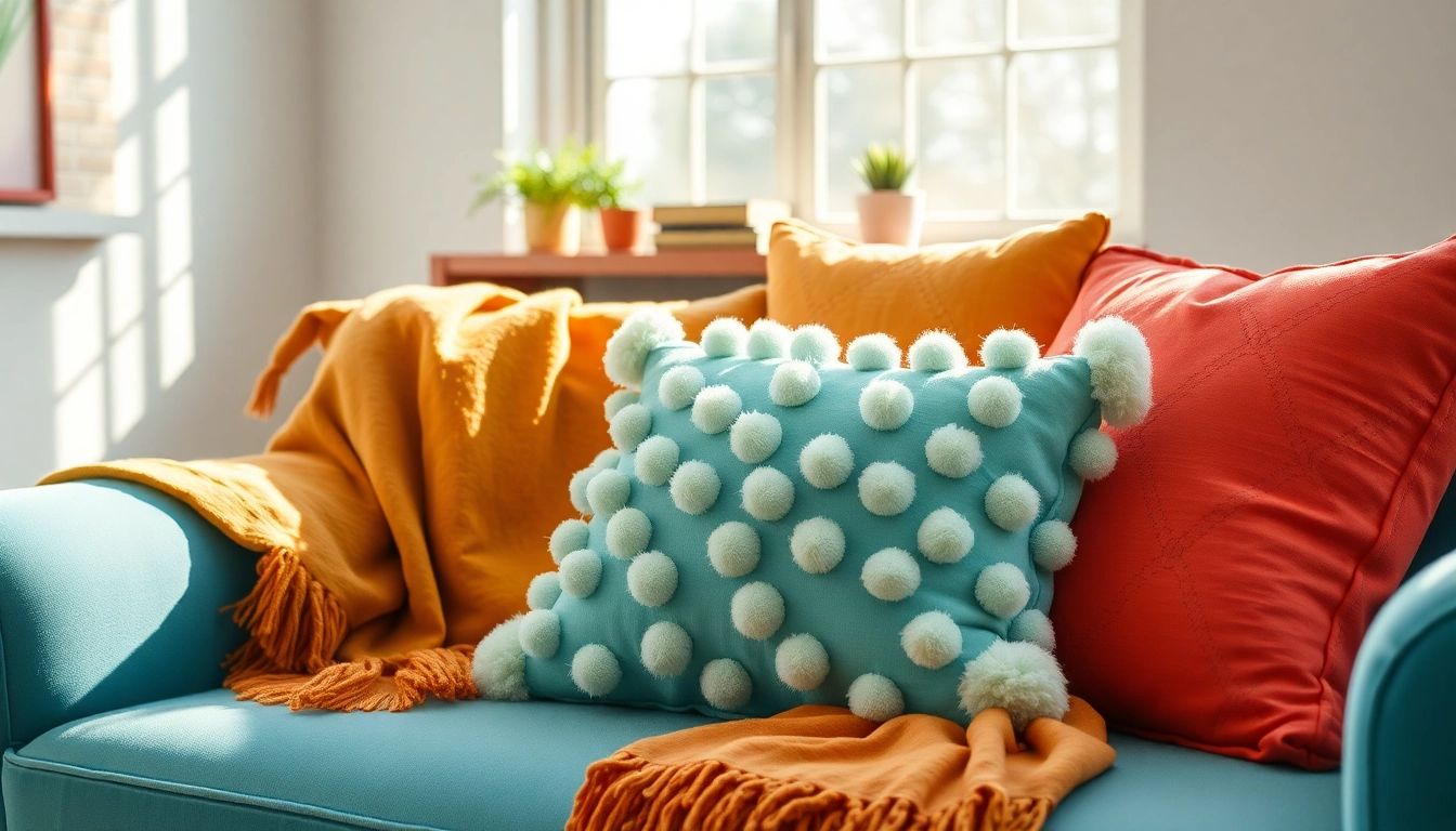 Stylish Ways to Incorporate Pompom Cushion Covers into Your Home Decor