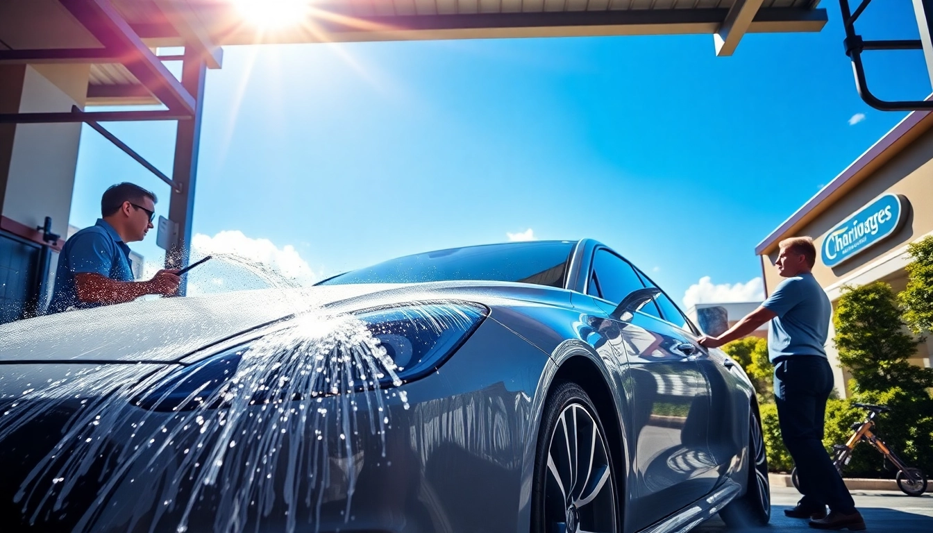 Experience a full service car wash in Alpharetta with dedicated teams and sparkling vehicles.