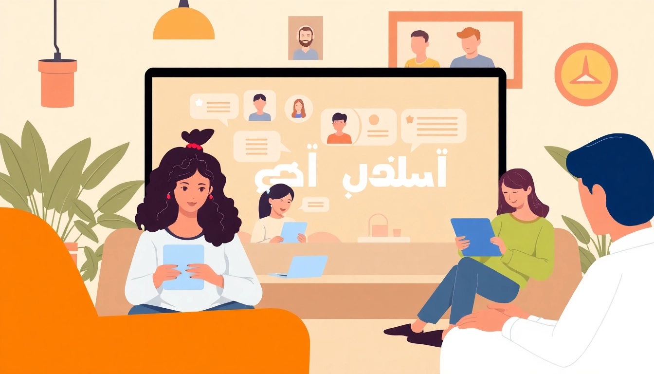 Interact with شات الرياض community members in a vibrant online chat atmosphere.