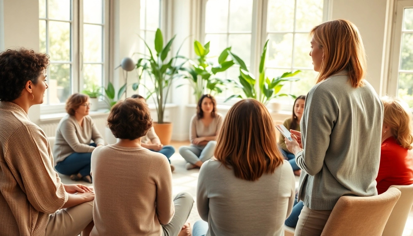 Engaged participants in a healing trauma workshop learn therapeutic techniques to process their experiences.