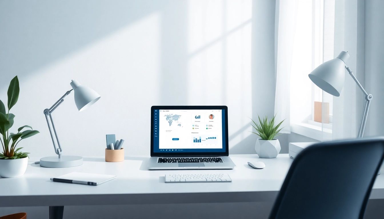 Enhance productivity with WPS tools showcased in a modern workspace setting.