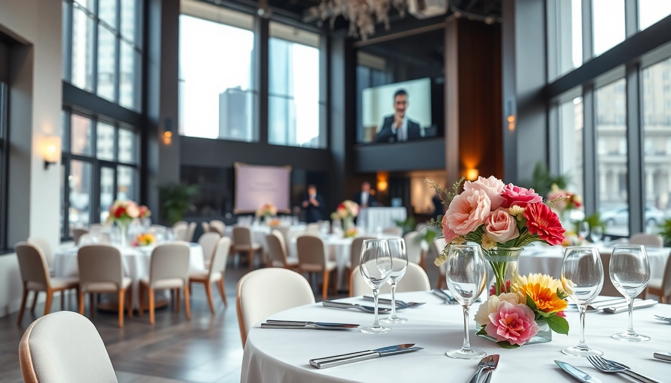 Host unforgettable gatherings in a beautifully decorated event space ready for guests.