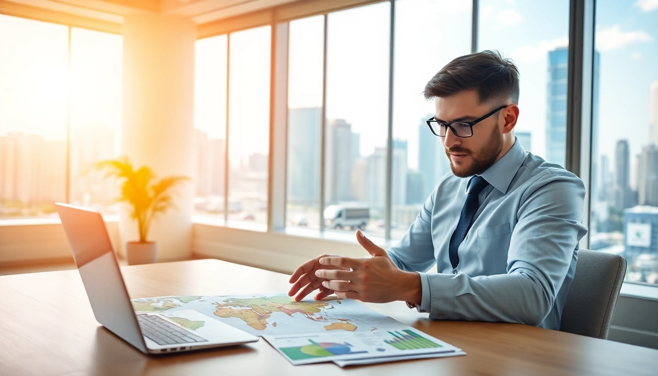 Learn how to find international real estate investment opportunities in a bright, professional setting.