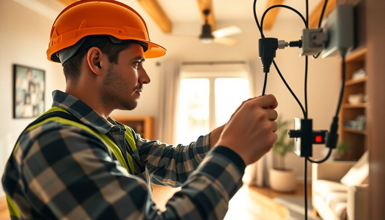 Provide reliable Electrical Service through professional installation by a qualified electrician in a home.