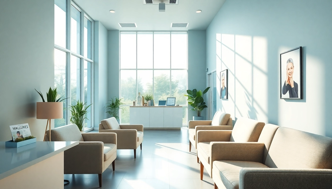 Engagement at weight and wellness clinic with modern interiors and a welcoming atmosphere.