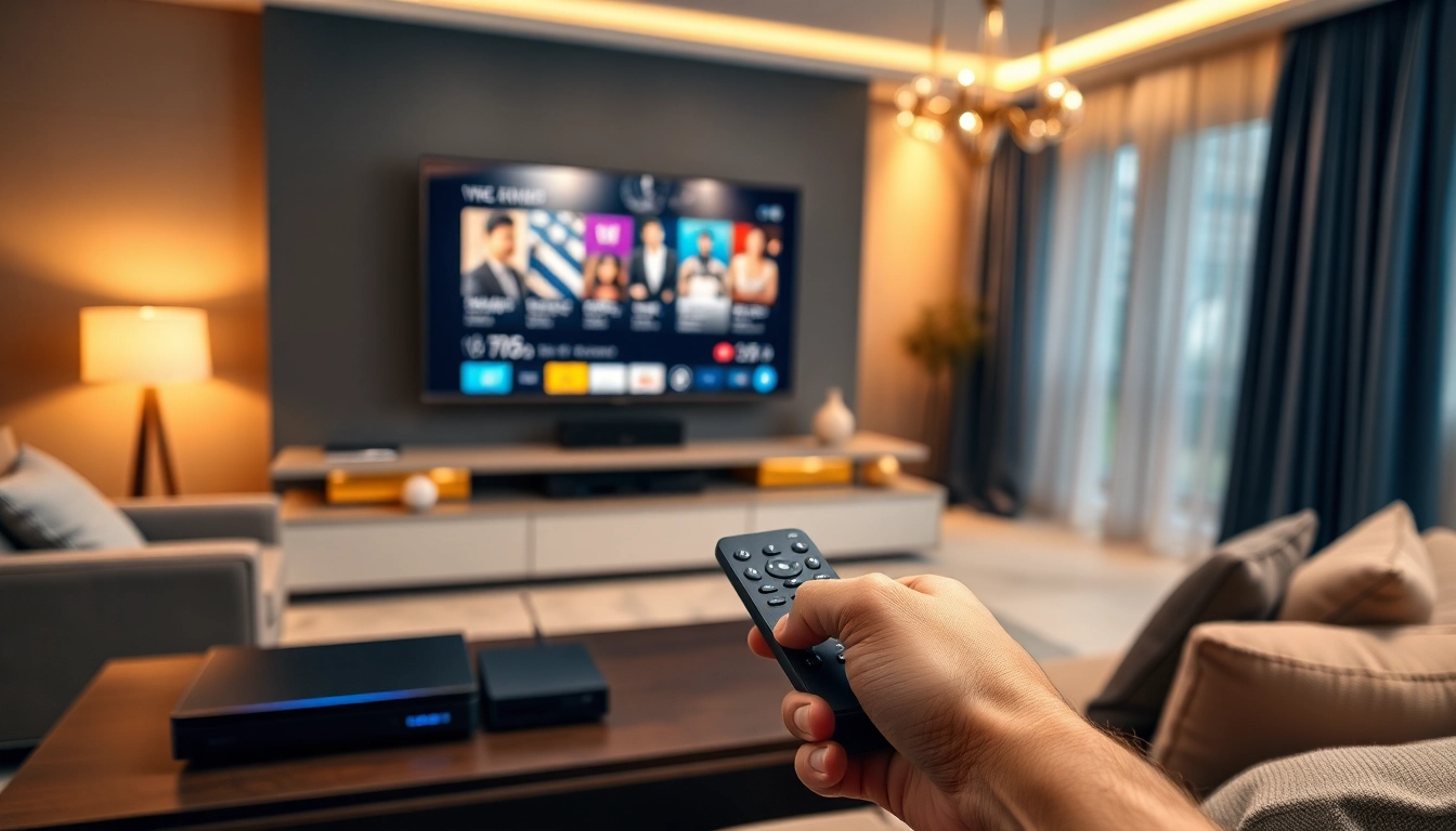 Comprar IPTV y disfruta de una experiencia de entretenimiento de alta calidad en un elegante hogar.